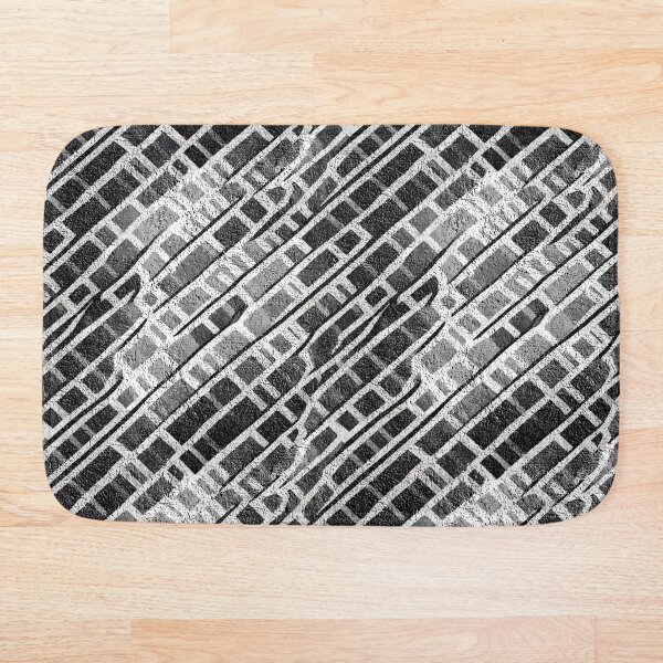 Item preview, Black and White Squares and Lines Pattern designed and sold by Salahuddin190.