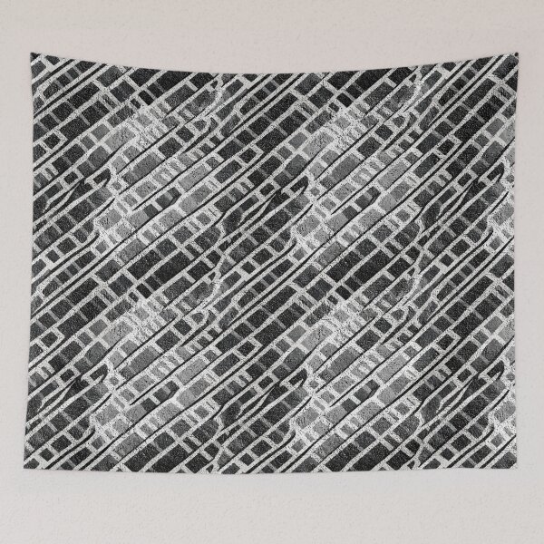 Item preview, Black and White Squares and Lines Pattern designed and sold by Salahuddin190.
