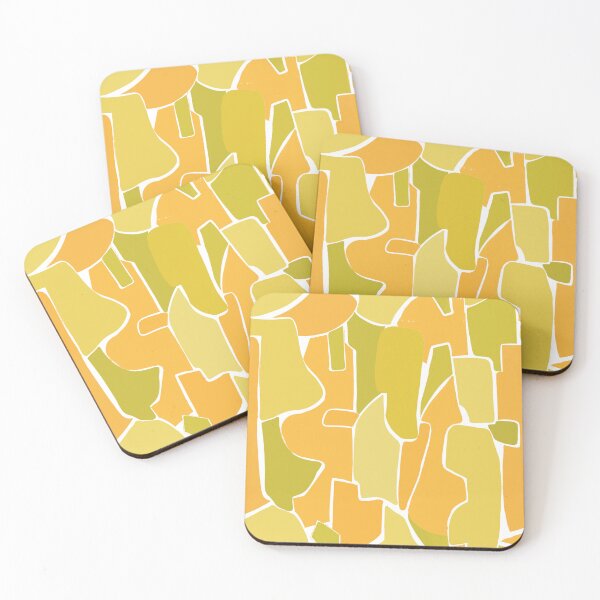Item preview, Retro Geometric Design: The Unique Fusion of Warm Tones designed and sold by CaglaCokgezen.