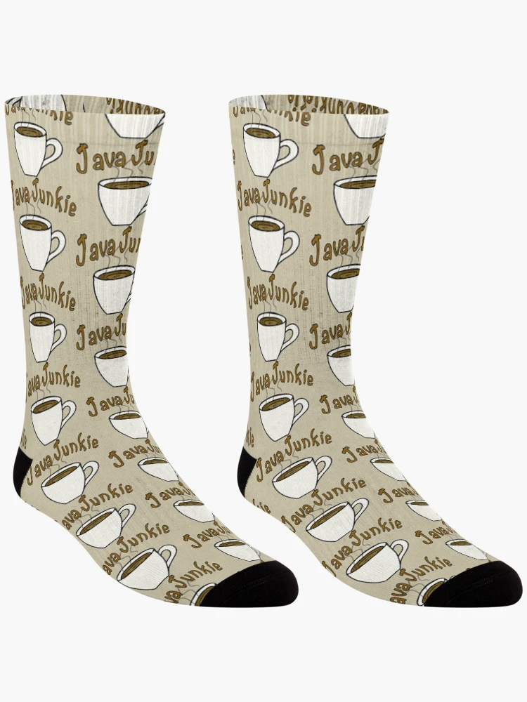Thumbnail 3 of 5, Socks, Java Junkie! designed and sold by Scottopia.