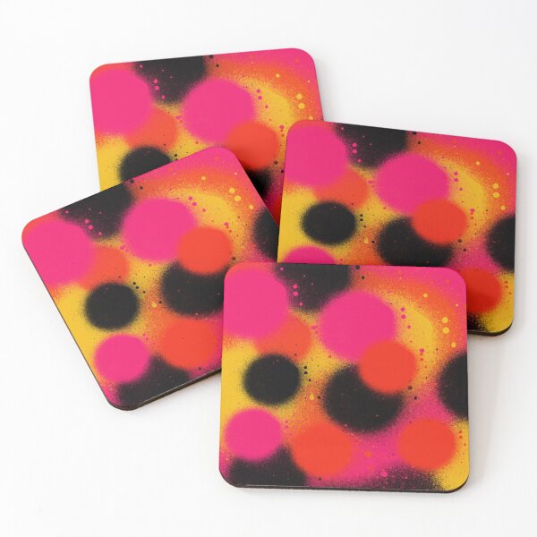 Item preview, Street art, multicolored spray paint, warm pink, orange, yellow summer atmosphere designed and sold by MTShoppingLine.