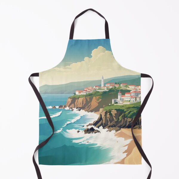 Item preview, A Pop Art Travel Print of Nazare - Portugal designed and sold by StudioRedKoala.