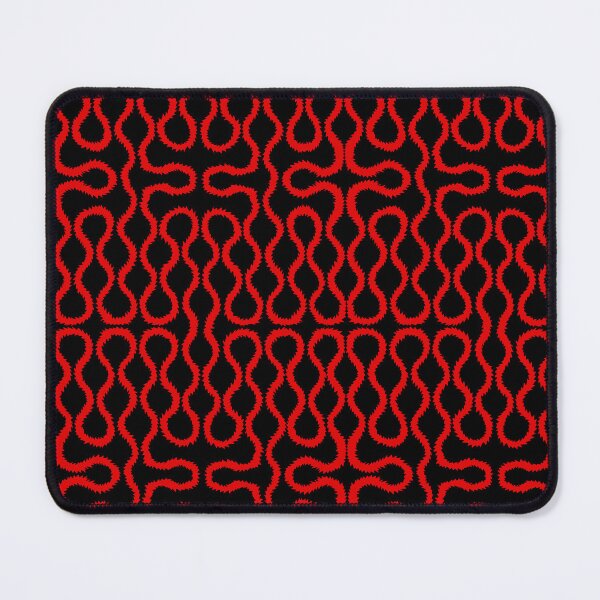 Item preview, Squiggles Art Designer Pattern Black and Red designed and sold by The Big Gift Shop.