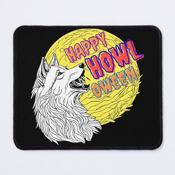 Item preview, happy HOWL oween - Halloween Wolf designed and sold by NOTSNIW ART.