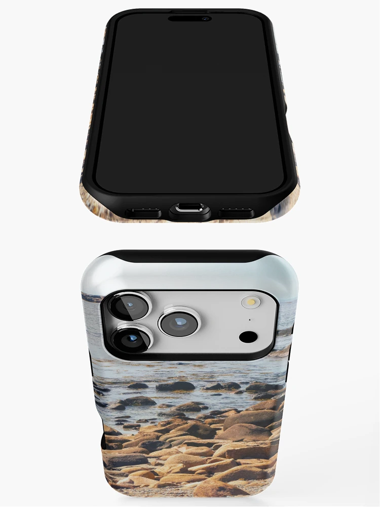 Thumbnail 3 of 4, iPhone Case, Smooth Rocks designed and sold by Ruth Curtis.