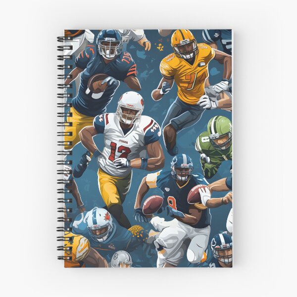 Item preview, Architects of football dream—building a Football Kickoff legacy with each pass, run, and touchdown. Post Graduate Study of Autumn Design Fall Fashion Football Pattern. designed and sold by ignasirus.