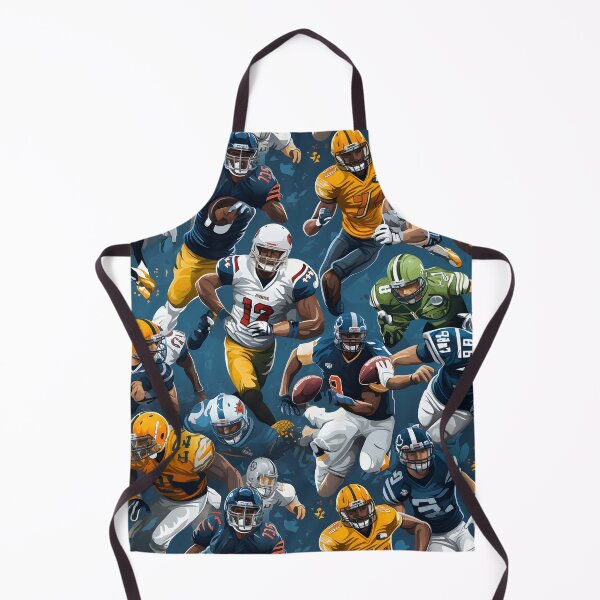 Item preview, Architects of football dream—building a Football Kickoff legacy with each pass, run, and touchdown. Post Graduate Study of Autumn Design Fall Fashion Football Pattern. designed and sold by ignasirus.