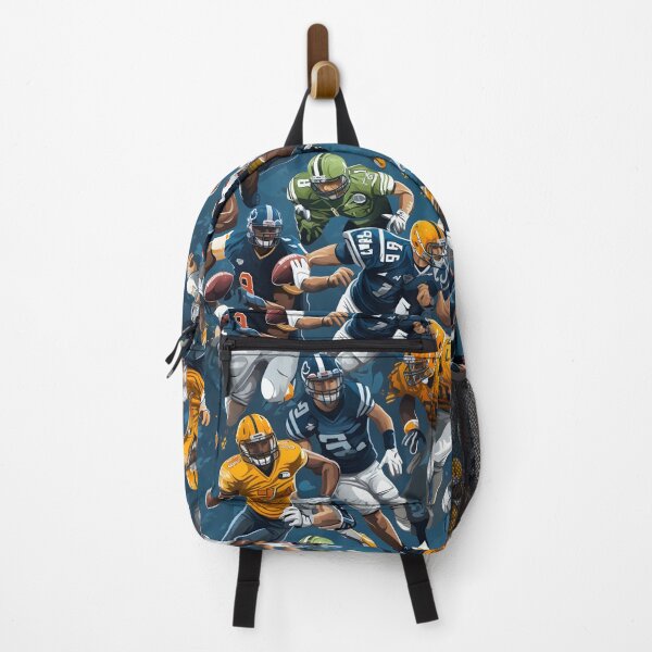Item preview, Architects of football dream—building a Football Kickoff legacy with each pass, run, and touchdown. Post Graduate Study of Autumn Design Fall Fashion Football Pattern. designed and sold by ignasirus.