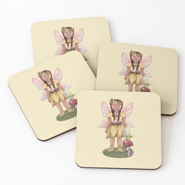 Item preview, Cute Fairy with her Bird Bestie Illustration designed and sold by ReaDillo.