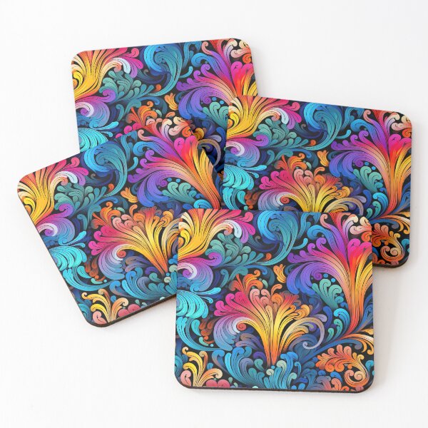 Item preview, Intricate Bright Sidney Mawson Style Floral Pattern designed and sold by sμ (smew).