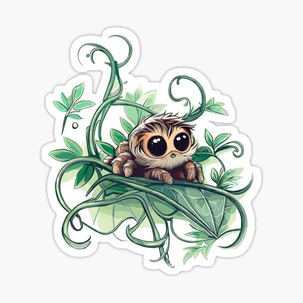 Item preview, Cute Jumping Spider designed and sold by TomFrontierArt.
