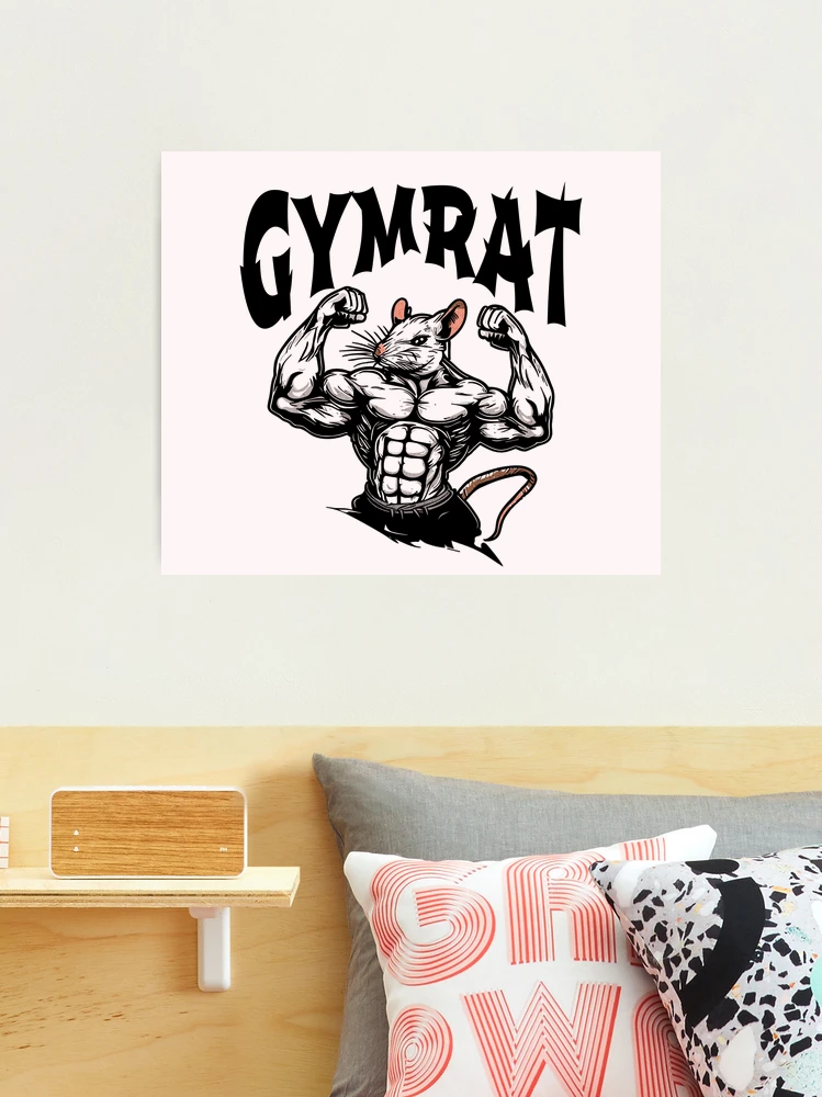 Gym Rat Gifts Gym Rat Man The Myth Legend Gift Throw Pillow, 16x16,  Multicolor