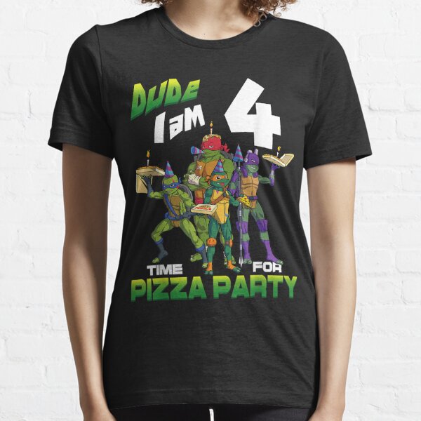  Mademark x Teenage Mutant Ninja Turtles - Raphael Daddy of the Birthday  Boy Pizza Theme Party T-Shirt : Clothing, Shoes & Jewelry