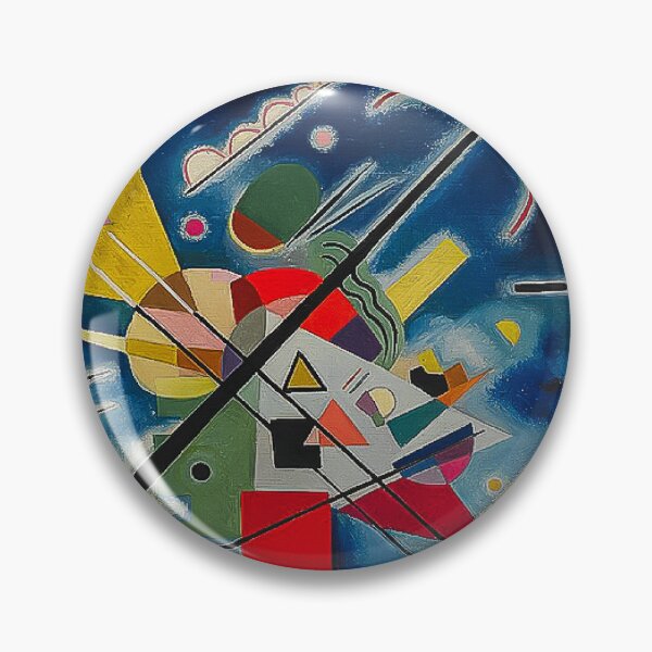 Item preview, Kandinsky | Blue Painting, 1924  designed and sold by BossyCatHome.