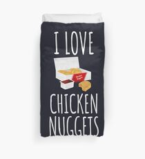 Ich liebe Chicken Nuggets Bettbezug