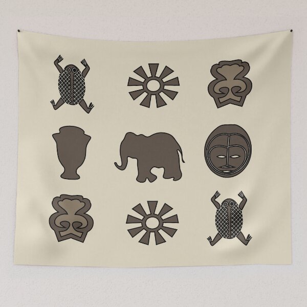 Item preview, African abstract art tribal design designed and sold by Alexaltay.