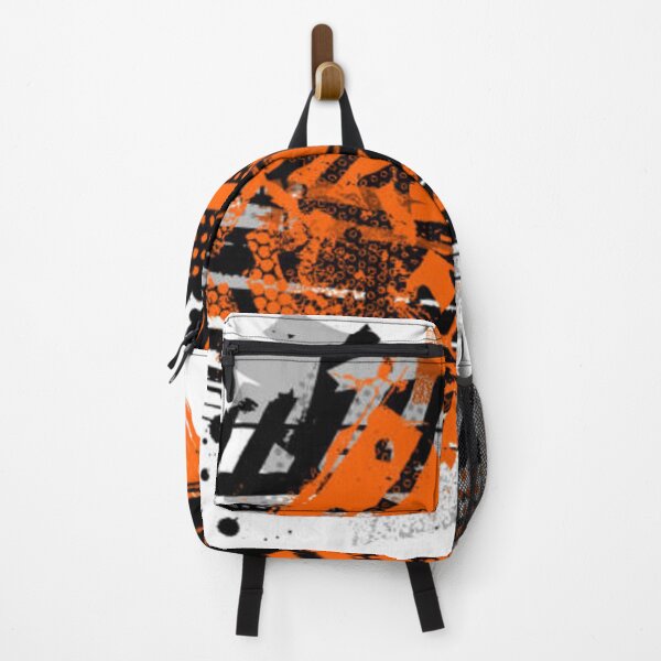 Item preview, Modern bright orange grunge textures and patterns designed and sold by MTShoppingLine.