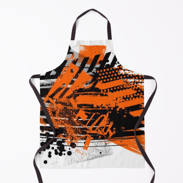 Item preview, Modern bright orange grunge textures and patterns designed and sold by MTShoppingLine.