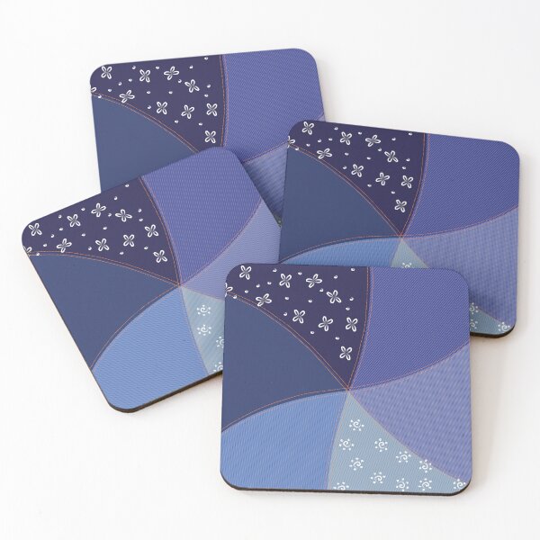 Item preview, Faux Denim Jeans Patchwork in various shades of Blue designed and sold by Aureusglow.