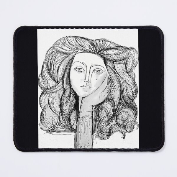 Item preview, FRANCOISE 1946  Vintage Abstract Charcoal Print   	 designed and sold by rlxmltud82.