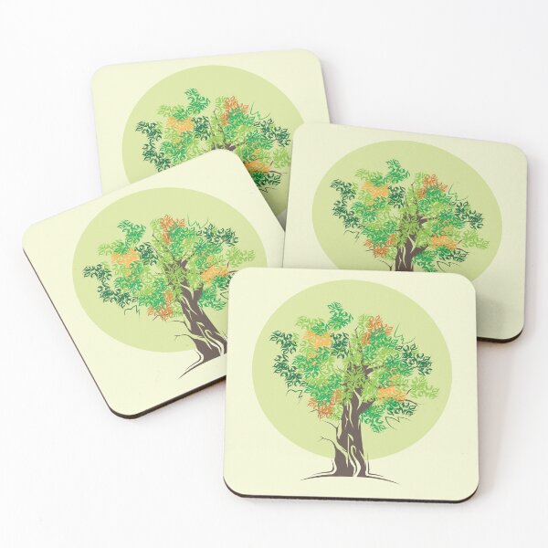 Item preview, tree illustration in autumn colors symbol icon forest designed and sold by AndreMi.