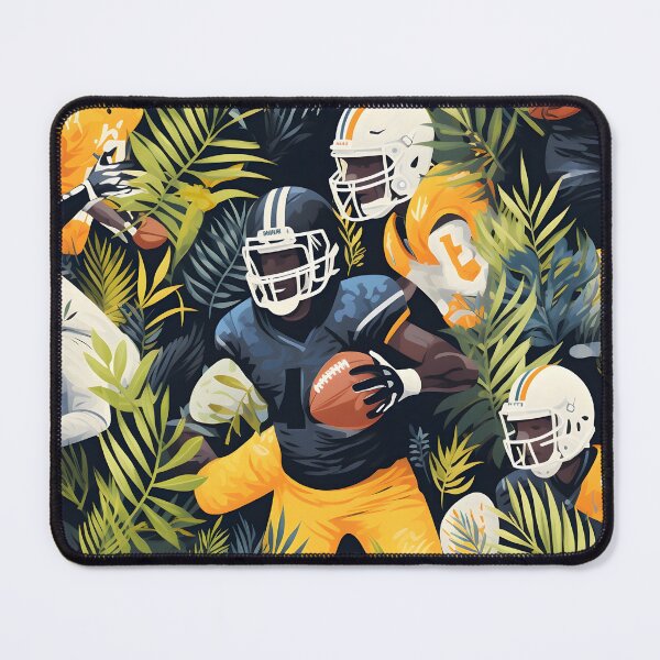 Item preview, Leaves and oil are our passion. Football is too, and fall kickoff season is the fuel that ignites our fervor and sets our hearts ablaze. Aggie School of Autumn Design Fall Fashion Football Pattern. designed and sold by ignasirus.