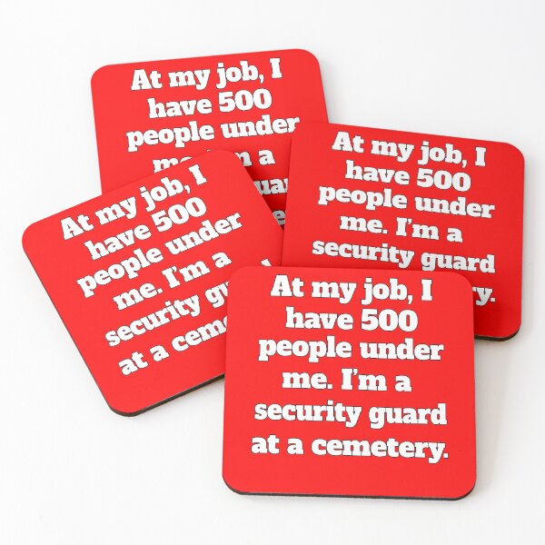Item preview, Funny Sarcastic Pun Humor At My Job, I Have 500 People Under Me designed and sold by fantasticdesign.