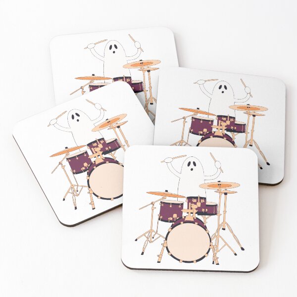 Item preview, Ghost Rocker Drummer Purple and Gold designed and sold by limitLIS.