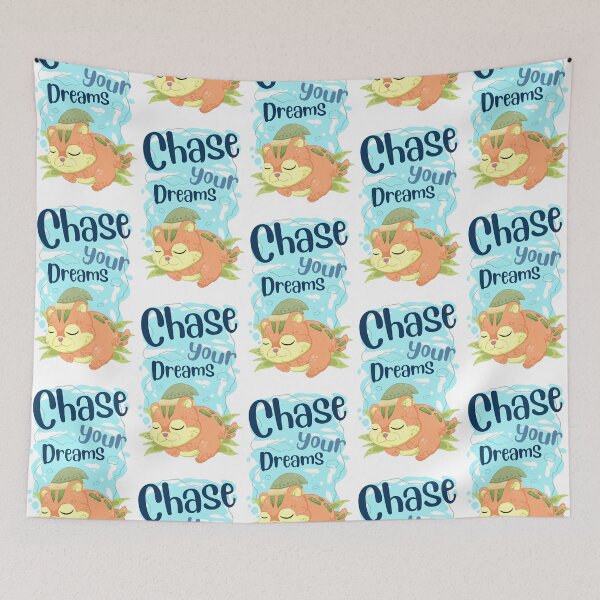 Item preview, Chase your dreams- The little orange chipmunk is sleeping designed and sold by littlepiya.