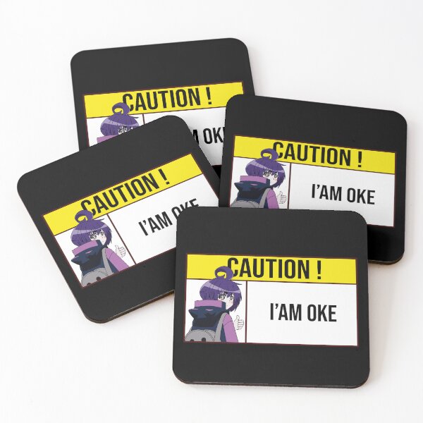 Item preview, i am oke caution sign cute yayoi designed and sold by Semzig.