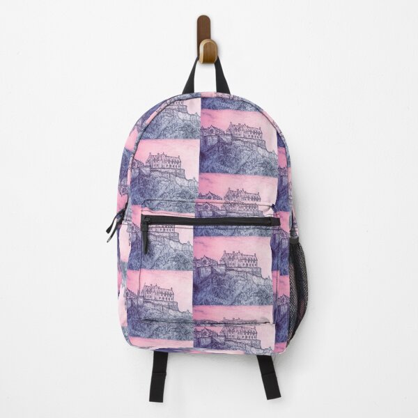 Item preview, Edinburgh Castle Drawing, Scotland, Pink Dusk - A Majestic Scottish Icon designed and sold by studioSharonKay.