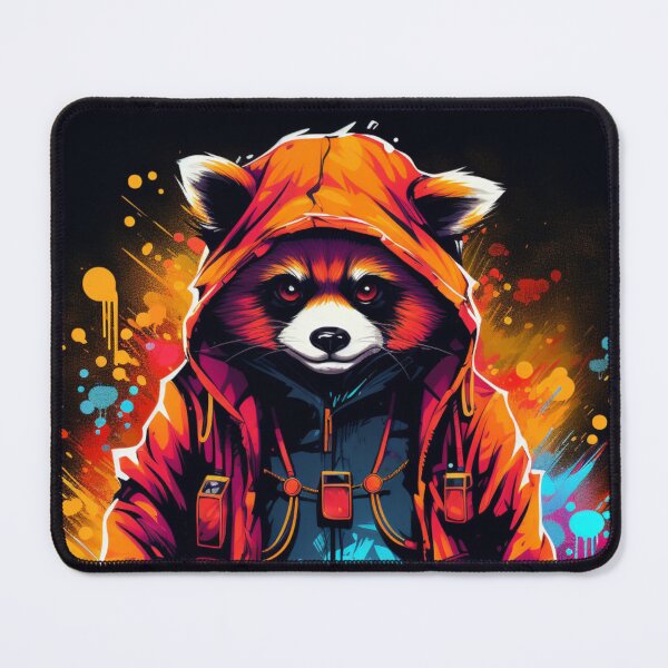 Item preview, Red PandaSynth Wave | Classic T-Shirt designed and sold by NicolasGlowArt.