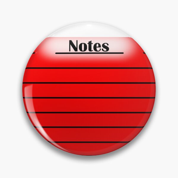 Item preview, red Notes, note with single line designed and sold by Farjaad.