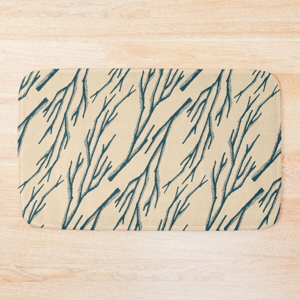 Item preview, Fall Twigs [beige-dark blue] designed and sold by Aia UENO design.