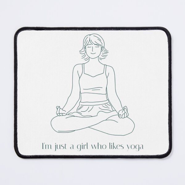 Item preview, Just a girl who likes Yoga. Yoga designed and sold by TropicalDesigna.