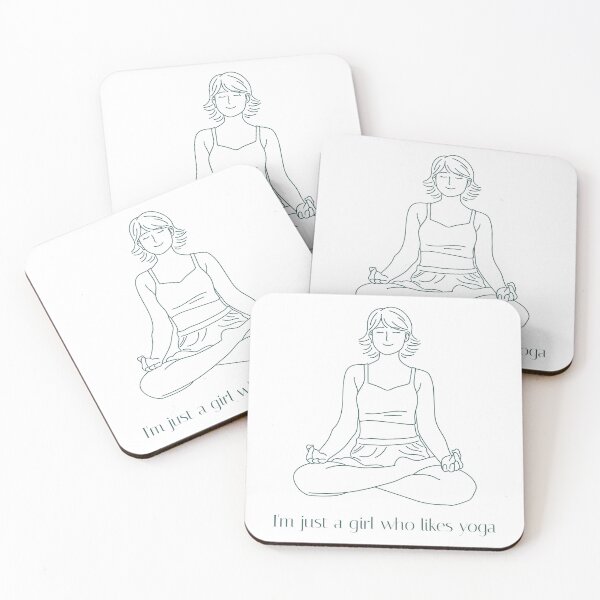 Item preview, Just a girl who likes Yoga. Yoga designed and sold by TropicalDesigna.
