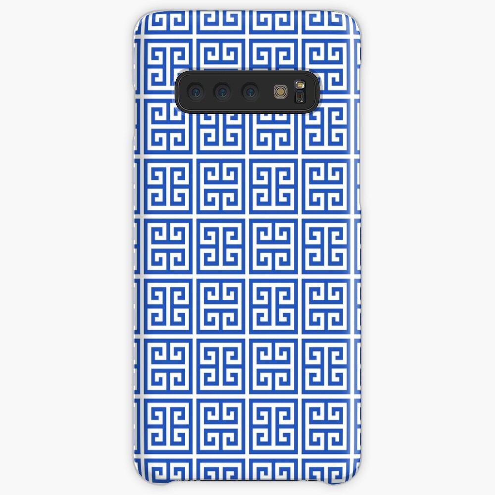 Geometric Pattern: Key Bridge Alternate: Blue Case & Skin for Samsung Galaxy