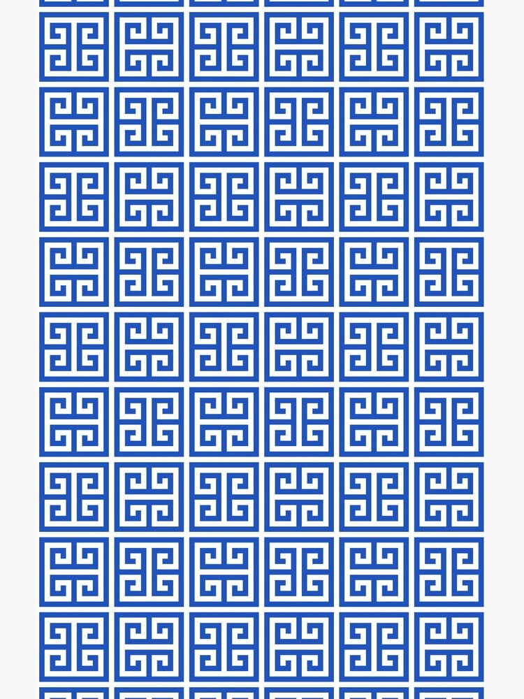 Geometric Pattern: Key Bridge Alternate: Blue by redwolfoz