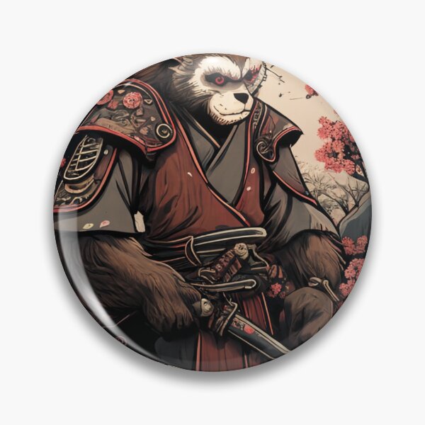 Artikelvorschau, Samurai-Affen-Poster entworfen und verkauft von WSMonkeyPosters.