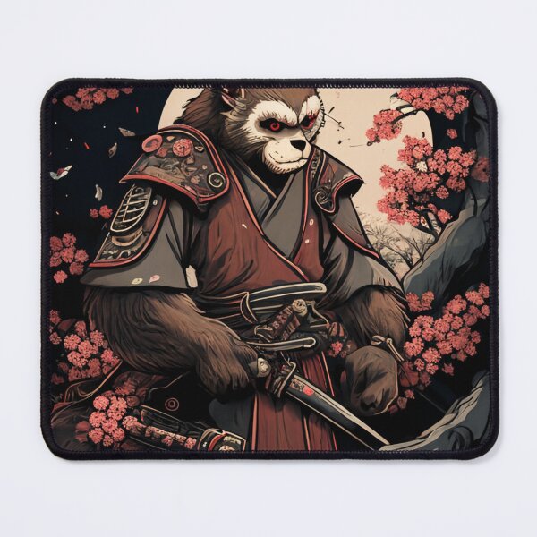 Artikelvorschau, Samurai-Affen-Poster entworfen und verkauft von WSMonkeyPosters.