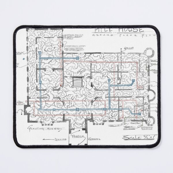 Item preview, Hill House blueprint with Forever House repeated dozens of times designed and sold by Chris Burns.
