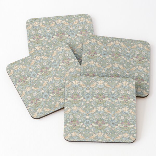 Item preview, Strawberry Thief Slate Vintage Pattern designed and sold by GuyBlank.