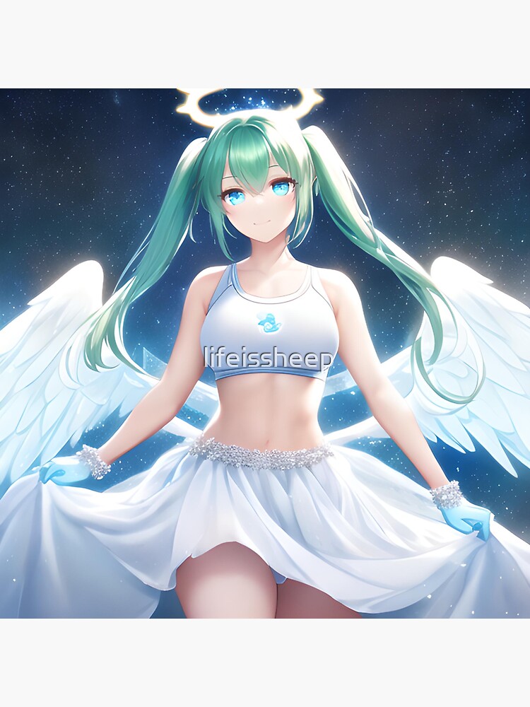 ArtStation - Tsundere Anime Angel With Gold Halo