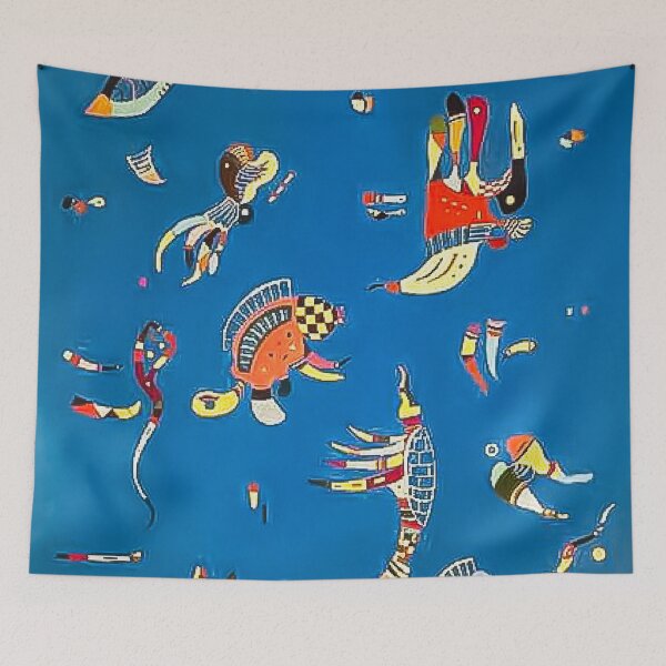 Item preview, Wassily Kandinsky | Sky Blue designed and sold by BossyCatHome.