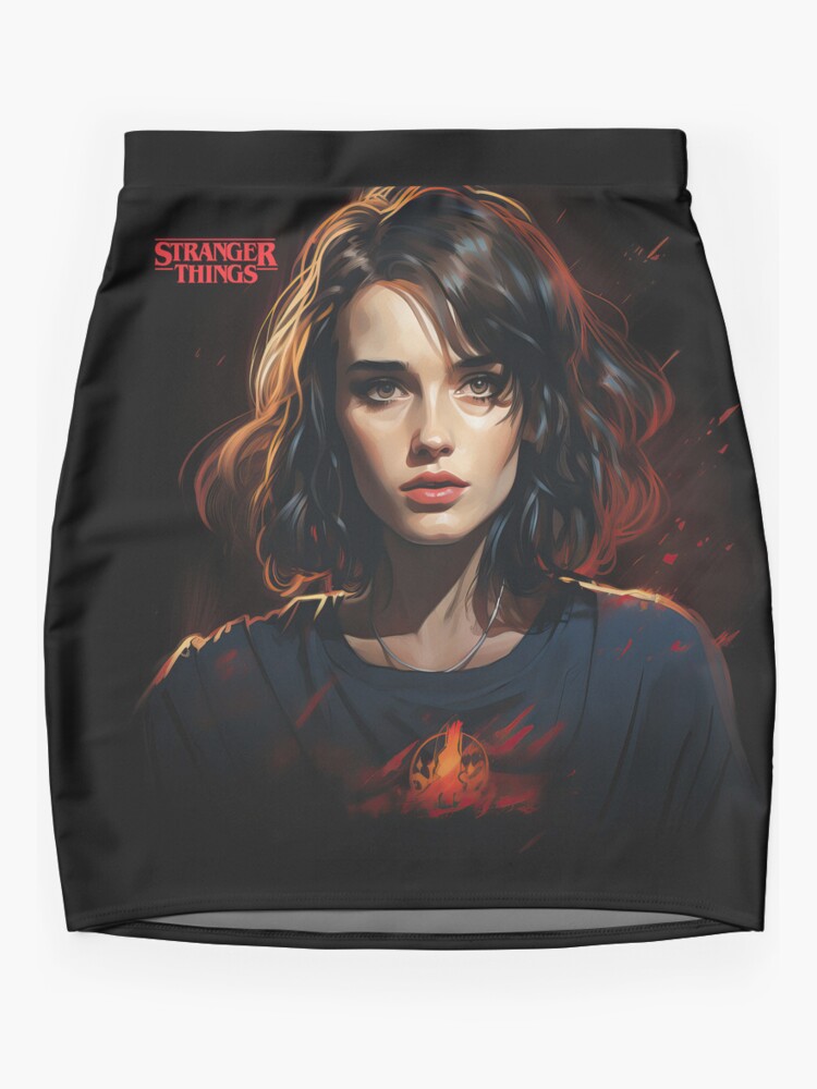 Thumbnail 3 of 4, Mini Skirt, Stranger Things art designed and sold by LLartstation.