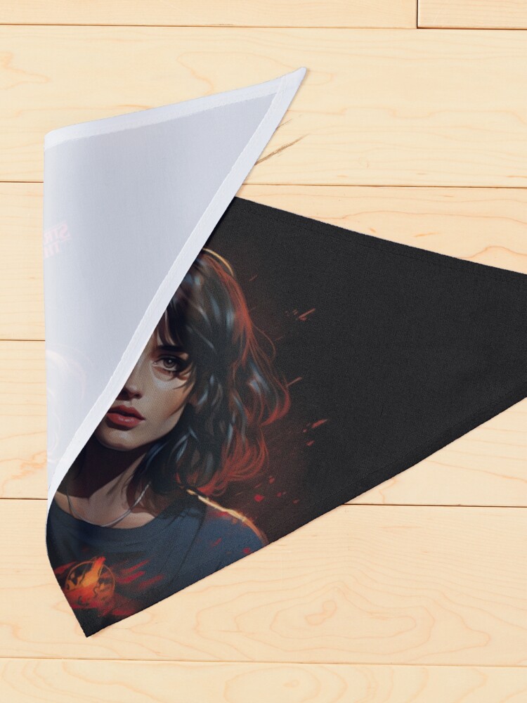 Thumbnail 4 of 6, Pet Bandana, Stranger Things art designed and sold by LLartstation.