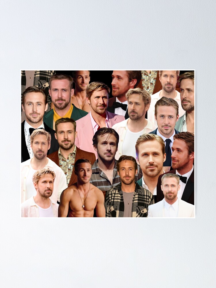 Ryan Gosling Photo Collage Throw Pillow for Sale by T-shirtakStore