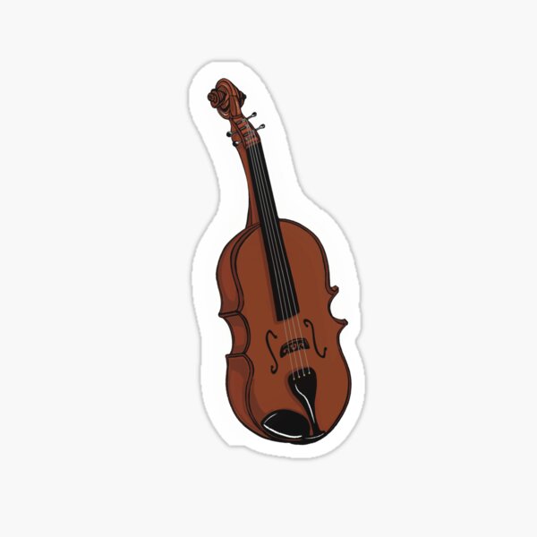 Bass Clef Vinyl Sticker - Black - Linda West Cellos