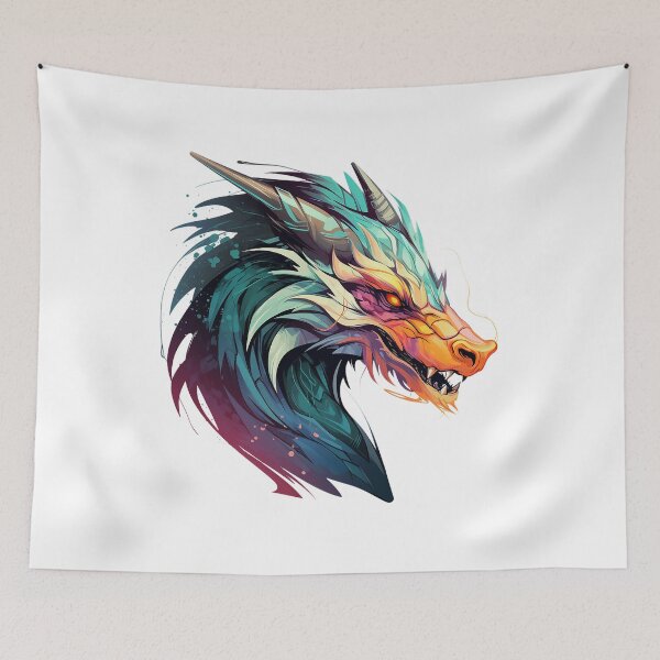 Item preview, Whispers of the Gale: Ethereal Wind Dragon Art designed and sold by Christian Weiss.