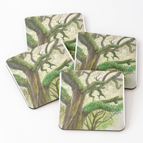 Item preview, Campus Trees Watercolor designed and sold by ReaganHDesign.